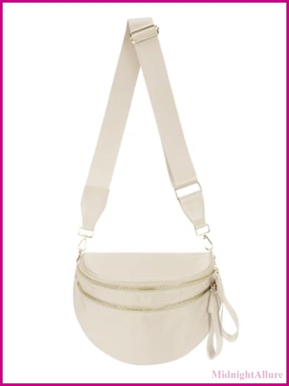 Nylon Crossbody Bum Bag Waist Pack Adjustable Strap